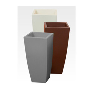 VASO HOME QUADRO 40X40XH90 CM GHIACCIO - Product Image 1