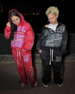 Custom Designer 400 Gsm Y2k Vintage Sun Faded Survêtement Streetwear Ensemble de survêtements à ourlet brut lavé de haute qualité - Product Image 2