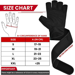 Transpirable deporte Fitness entrenamiento levantamiento de pesas medio dedo muñeca envoltura gimnasio levantamiento de pesas guantes para hombres mujeres - Product Image 6