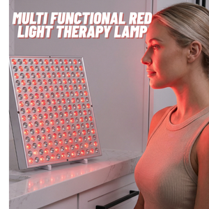 Lâmpada de Terapia com Luz Vermelha Ajustável em Altura com Suporte para Rosto e Corpo, Luz Vermelha de 660nm e Infravermelho de 850nm para Uso em Casa e Escritório - Product Image 2