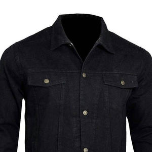 Chaqueta Vaquera de Alta Gama en Color Sólido para Hombre, Chaqueta de Invierno de Algodón Hecha a Medida para Hombre, OEM - Product Image 5