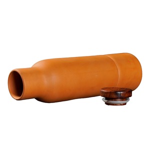 Suministro directo de fábrica, nuevo diseño, botella de agua de cerámica de terracota pintada a mano con tapa de plástico para agua potable - Product Image 6
