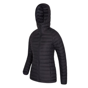 Vente en gros Manteau léger en duvet de canard avec capuche pour hommes Veste unie chaude zippée avec logo personnalisé grande taille - Product Image 4