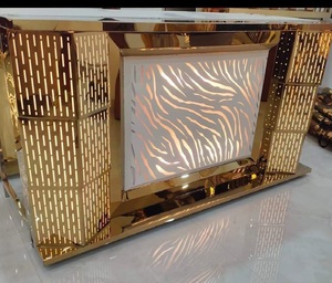 Comptoir d'affichage de mariage dans la finition d'or pour la restauration et la décoration - Product Image 6