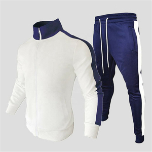 Chándal de servicio OEM 100% ropa deportiva de algodón para hombre/chándal transpirable de gimnasio ajustado personalizado para hombre con precio de fábrica - Product Image 6