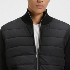 Veste de haute qualité en gros à prix avantageux pour hommes, design tendance avec logo personnalisé / fermeture éclair, collection d'hiver - Product Image 2