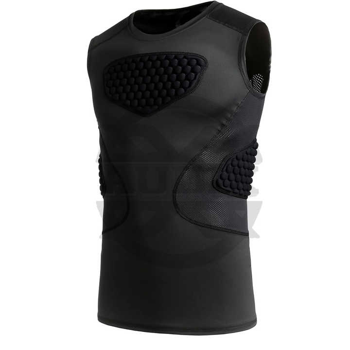 Padded Compression Shirt TUOYR Youth Boys Baseball Chest Rib