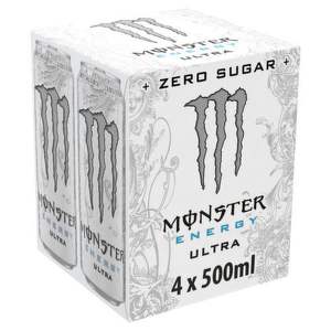 Monster Ultra Zero Sugar Energy Drink Crisp Power Infundido Carbonato Caja a granel/Botella/Bolsa de embalaje - Product Image 3