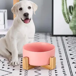 Высококачественная Деревянная миска для собак