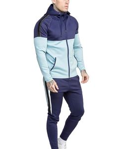 Vente en gros de survêtements de gym vierges pour hommes ensemble de survêtements en coton noir pour hommes combinaisons de jogging en coton respirant pour hommes - Product Image 1