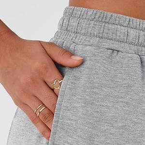 กางเกงลำลองขายาวสำหรับผู้หญิงกางเกงลำลองขากว้างกางเกงใส่ออกกำลังกายมีกระเป๋าสวมใส่สบายสำหรับฤดูใบไม้ร่วง - Product Image 5