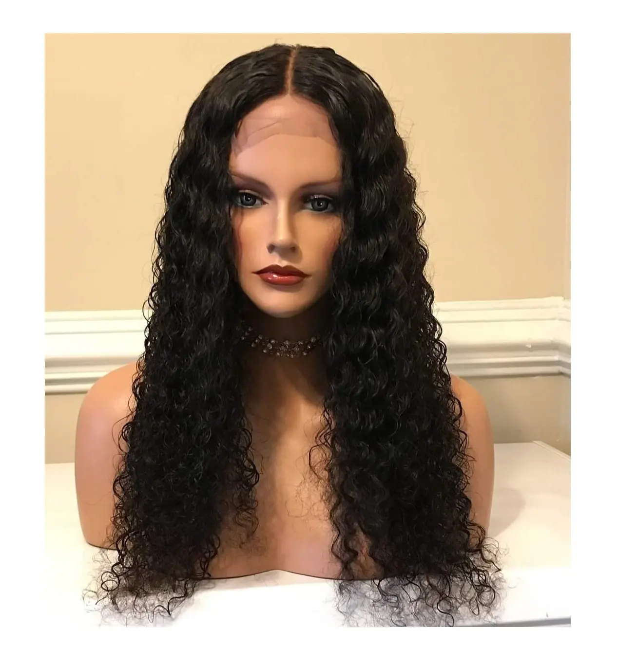 New Arrival Real Human Hair Curly Wigs Quality Assured Black Women Hair Extension With Cuticle Aligned Supply From India