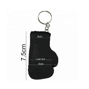 Custom Mini Boxing Glove <b>Keychain</b> PU Leather PVC <b>Personalized</b> Sports Keyring with Logo for Promotion or Gifts - Product Image 4