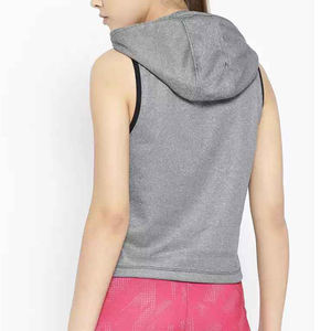 Sudadera corta sin costuras personalizada para mujer, sudadera con bordado de letras de estilo Vintage, ropa de calle para invierno - Product Image 3