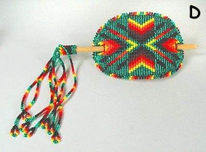 Pinza de pelo de diamantes de imitación hecha a mano de lujo con bordado de cuentas de vidrio múltiple accesorios de FIESTA DE LA India - Product Image 3