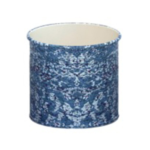 Pegatina redonda de hierro personalizada grabada, uso de maceta esmaltada para oficina, jardinería, restaurante, macetas de diseño moderno - Product Image 5