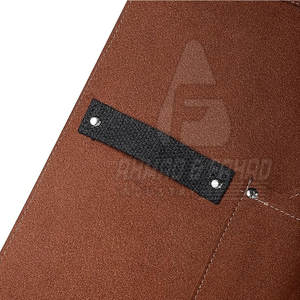 Stylish <b>Men's</b> Leather <b>Apron</b> Comfortable Vest Style Full Protection Adjustable Straps Durable for <b>Cooking</b> and Work - Product Image 6