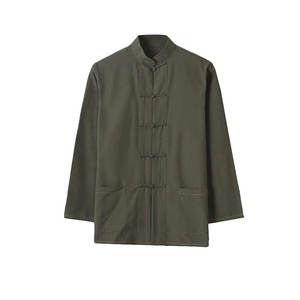 Costume traditionnel chinois vert sur mesure de qualité supérieure, uniforme d'arts martiaux, uniforme de kung-fu, costume d'arts martiaux, uniforme de kung-fu - Product Image 3