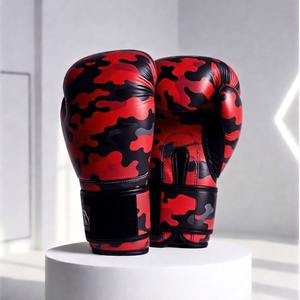 ถุงมือฝึกซ้อมหนังเมทัลลิกสีรุ้งระดับมืออาชีพ พร้อมเชือกผูกแบบแน่นหนา และแผ่นรองโฟมหลายชั้นสำหรับออกกำลังกาย - Product Image 5