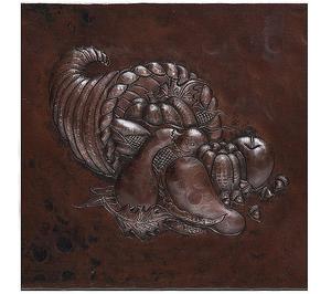 High Quality Latest <b>Metal</b> Designing Manufacturer Copper Leaf Design Wall <b>Tiles</b> - Product Image 1