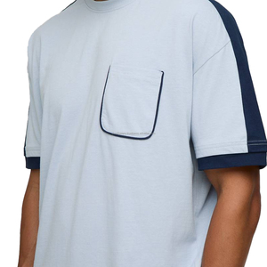 T-shirt décontracté à manches longues et col rond pour homme, 100 % coton, respirant, imprimé numériquement, écologique, avec logo personnalisé – Fournisseur pour commandes en gros - Product Image 5