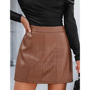 กระโปรงหนังแท้คุณภาพสูงสำหรับผู้หญิง ดีไซน์ทันสมัย เนื้อผ้านุ่ม มีทุกขนาด - Product Image 4
