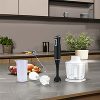 Batidora Eléctrica de Mano de 200W, Juego de Batidoras de Cocina con Carcasa Desmontable de ABS