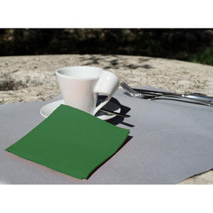 Tovaglioli Microdot Verdi 20x20cm, 100 Pezzi, 24 Confezioni, B2B - Product Image 1