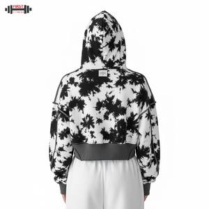 2025 alta calidad en blanco recortado hombres Invierno Polar algodón Regular Fit Pullover Hoodie 300gsm Anti-Pilling transpirable a prueba de viento - Product Image 2