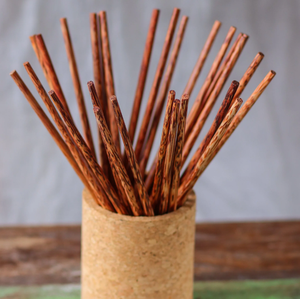 Baguettes en bois de noix de coco réutilisables Artisan vaisselle d'exportation en vrac écologique Style de conception campagnarde personnalisé pour les cadeaux - Product Image 3