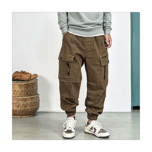 Pantalon sarouel Pantalon cargo ample de qualité pour hommes Pantalon cargo coréen multi-poches mode vente en gros - Product Image 1