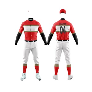 Uniforme de baseball personnalisé à sublimation avec étiquette privée, unisexe, doté d'un tissu anti-boulochage pour les joueurs d'élite, provenant d'un fournisseur mondial. - Product Image 1