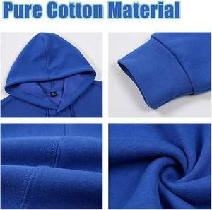 Sudadera con Capucha Cómoda para Hombre NG 2026, 100% Algodón, Diseño Sólido, Cierre Personalizado, Teñido Liso, Otoño, Servicio OEM - Product Image 3