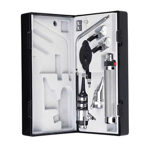 Ensemble d'otoscopes en acier inoxydable pour le kit chirurgical de source d'alimentation manuelle d'examen ORL de diagnostic - Product Image 2