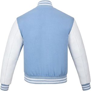 Top qualité usine en gros Streetwear Vintage grande taille veste Logo personnalisé université Baseballjacket pour hommes livraison DDP - Product Image 2