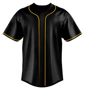 Camiseta de béisbol en blanco Lisa totalmente sublimada al por mayor, camisetas de béisbol personalizadas para hombres, camiseta de béisbol - Product Image 3