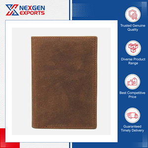 ซองหนังใส่หนังสือเดินทางที่ใส่พาสปอร์ตแบบเย็บด้วยมือเป็นมิตรกับการเดินทางแบบมาตรฐาน - Product Image 3