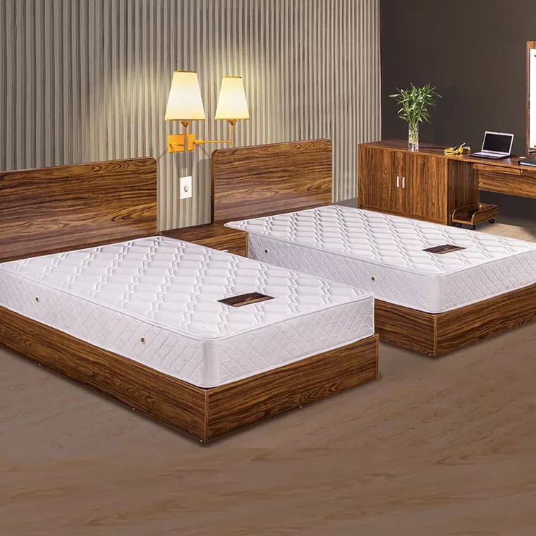 सरल आधुनिक घर बेडरूम फर्नीचर सेट लकड़ी के 5 स्टार होटल फर्नीचर होटल डबल किंग आकार बिस्तर