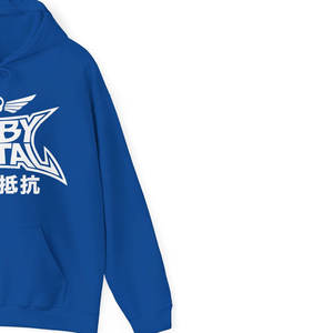 DTF DTG มีฮู้ดพิมพ์ลายพลอยเทียมใส่ได้ทั้งชายและหญิงเสื้อมีฮู้ดแบบสวมหัวแฟชั่นสตรีทไซส์ใหญ่พิเศษ - Product Image 3