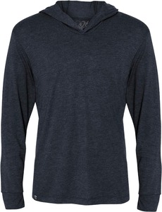 Men's Tri-blend Long Sleeve T-shirt Pullover Lightweight Tri-blend Hoodies Hoodies - Product Image 3