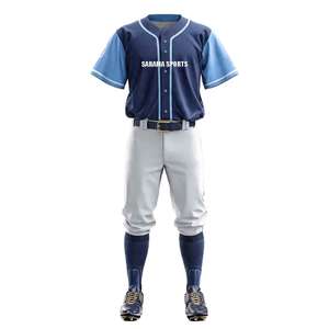 ชุดยูนิฟอร์มเบสบอลเยาวชน แบบสั่งทำพิเศษ ระบายอากาศได้ดี น้ำหนักเบา สำหรับทีมซอฟต์บอล - Product Image 1