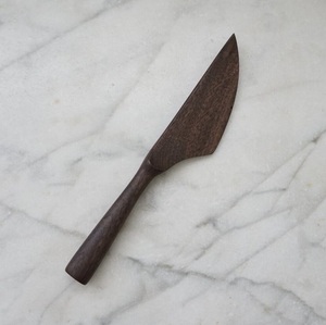 Servidor de madera antiguo y juego de cuchillos Diseño moderno Servidor de madera Pastel y uso de pizza y uso de restaurante de alta calidad - Product Image 1