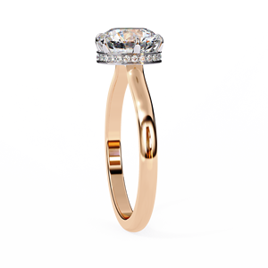 Anillo de Compromiso Solitario con Diamante Redondo de 2 Quilates Cultivado en Laboratorio, Certificado IGI, Oro de 14K/18K, Joyería Elegante para Boda - Product Image 5