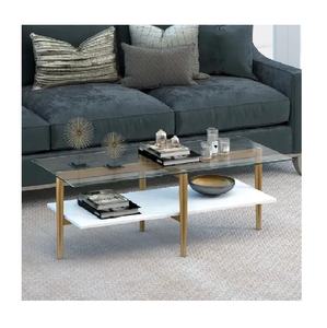 Mesa de centro de diseño Simple para sala de estar, artículo con logotipo de Metal occidental, fabricante de estilo de construcción al por mayor, novedad - Product Image 1