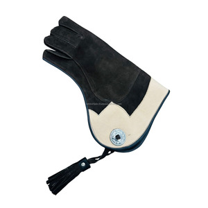 RehexImpex 2026 Guantes de Cetrería de Nueva Llegada, 35cm, Cuero Nubuck, Doble Capa de Protección, Guantes para Manipulación de Halcones, Logotipo Personalizado - Product Image 5