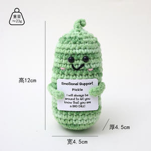 38 Estilos Personalizables, Hechos a Mano, Decorativos, de Vegetales, Producto Terminado, Simulación de Crochet, Regalos Festivos, Juguetes de Peluche, Manualidades DIY - Product Image 4