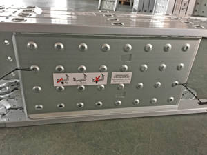 현대식 4x3 알루미늄 다용도 힌지 사다리 소형 접이식 계단 가정용 창고 슈퍼마켓 작업장 아파트 병원용 - Product Image 6