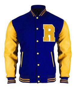 Chaqueta personalizada de cuero de vaca para hombre, chaqueta de béisbol con bordado de cuero - Product Image 3