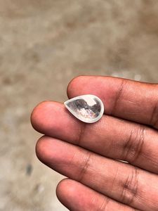 Topacio azul Piedra preciosa de corte de pera natural para la fabricación de joyas India - Product Image 4