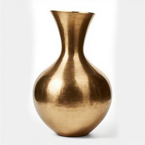 SculptGlow Regal <b>Vase</b> Art Opulent Grace Tall <b>Bronze</b> Finish Designer Metal <b>Vase</b> Exquisite Handcrafted Accent for Home Decor - Product Image 5